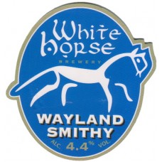 White Horse Brewery Wayland Smithy Pump Clip